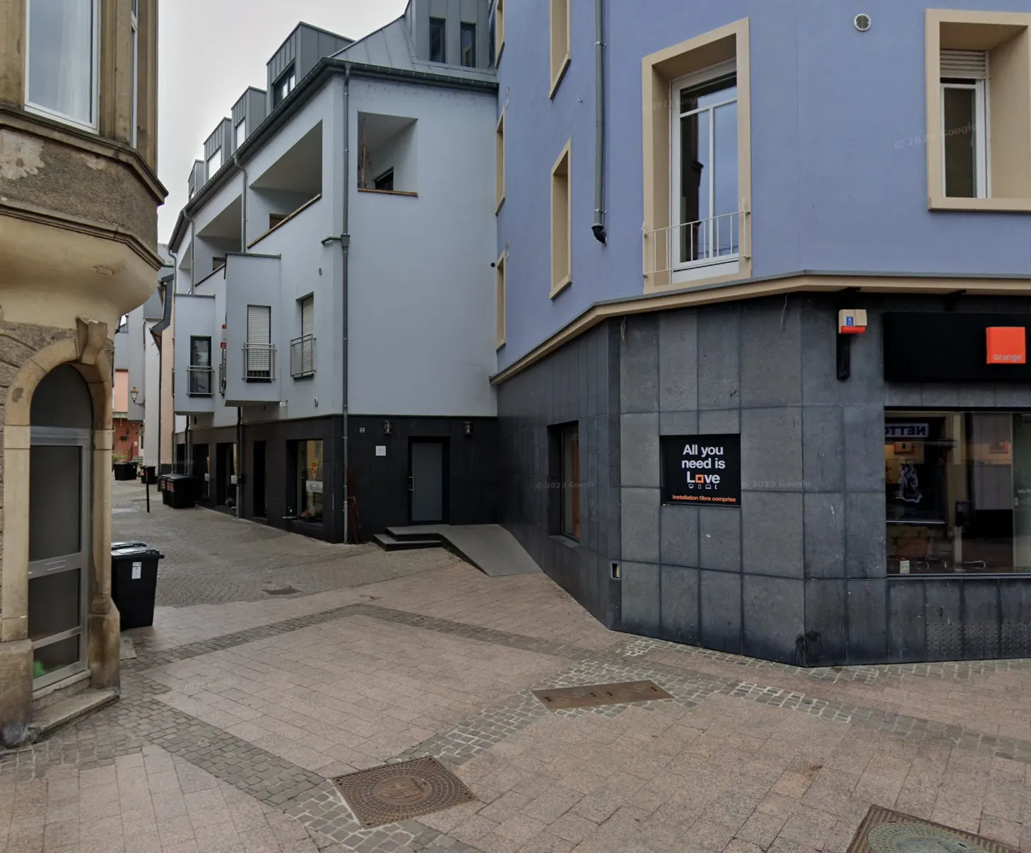 Pedestrian zone in central Ettelbruck (Nordstad) where the dietitian practice is located, 25 Grand-Rue